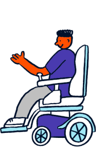 T4G Illustration Wheelchair